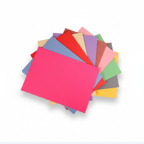 100 multicolour A4 craft paper sheets on a clean white background by SchoolingCare Stationary Store