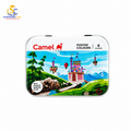  'Camel POSTER COLOURS | 6 SHADES' and includes a SchoolingCare logo in the top-left corner.