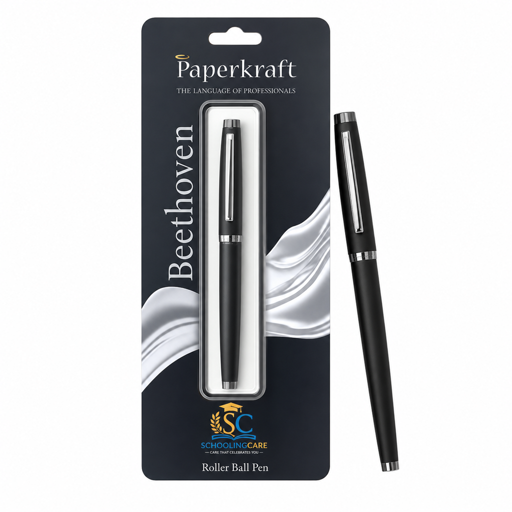  Paperkraft Beethoven refillable blue roller ball pen for smooth writing