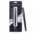  Paperkraft Beethoven refillable blue roller ball pen for smooth writing