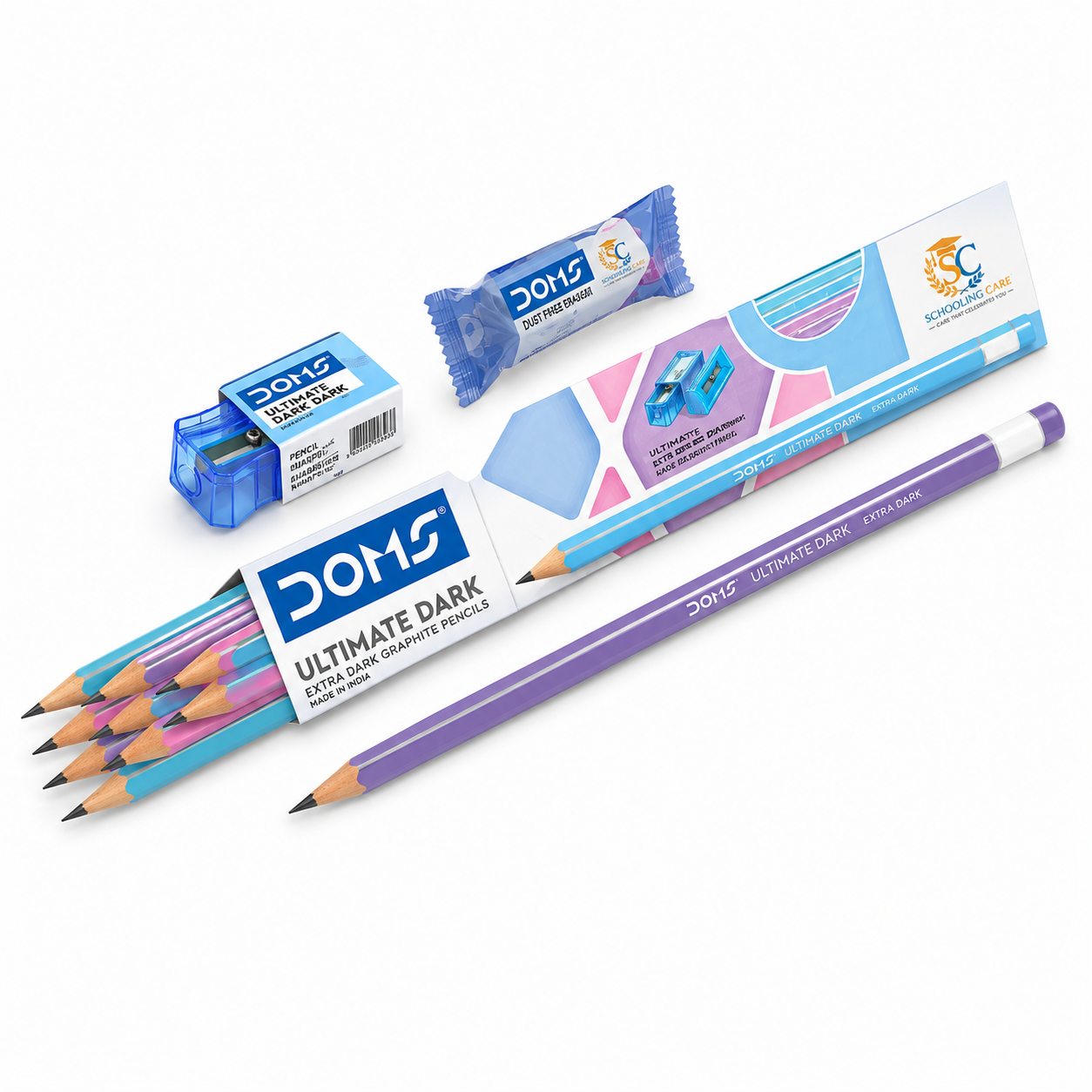  DOMS pencils pack of 10 for school writing and sketching