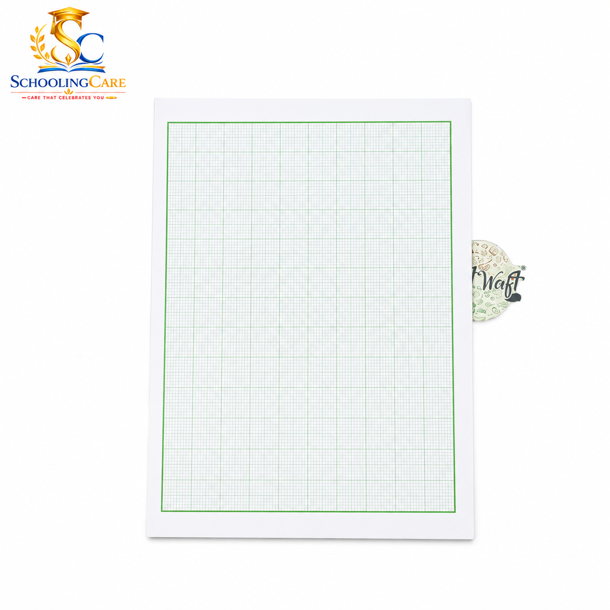 Creative Space 2mm Graph A4 Sheets_Green_by schoolingcare