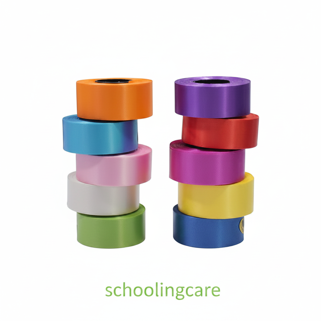  Creative Space curling ribbon 14m set of 3 multicolour for gift wrapping and decoration by SchoolingCare Stationary store Online
