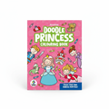 Doodle Princess colouring book for kids aged 2 to 8 on a clean white background by SchoolingCare Stationary Store