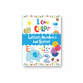 Letters numbers and shapes activity book for kids aged 2 to 4 on a clean white background by SchoolingCare Stationary Store