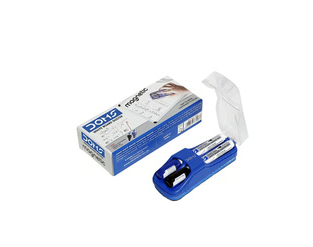 DOMS Whiteboard Duster & Marker / Black & Blue