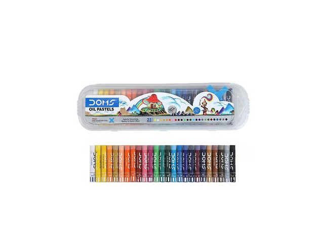 DOMS Oil Pastels / 25 Multicolour