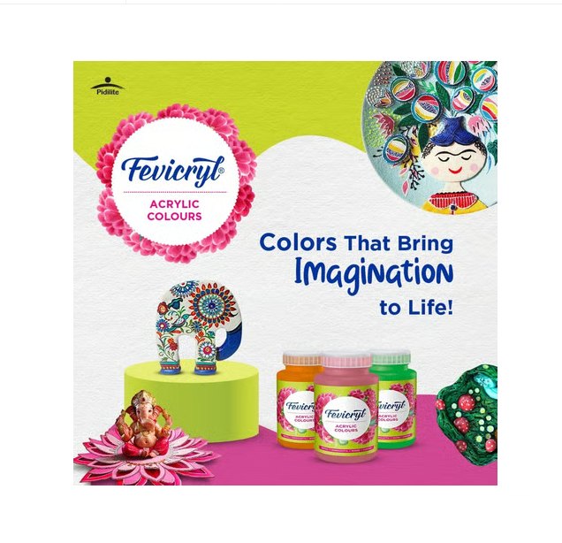 Fevicryl Acrylic Color / White