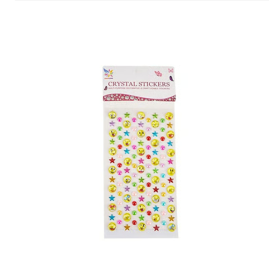 Creative Space Emoji With Stars Sticker