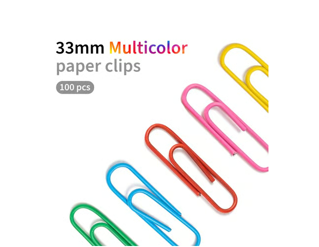 Paper Clips /100 Piece Multicolour