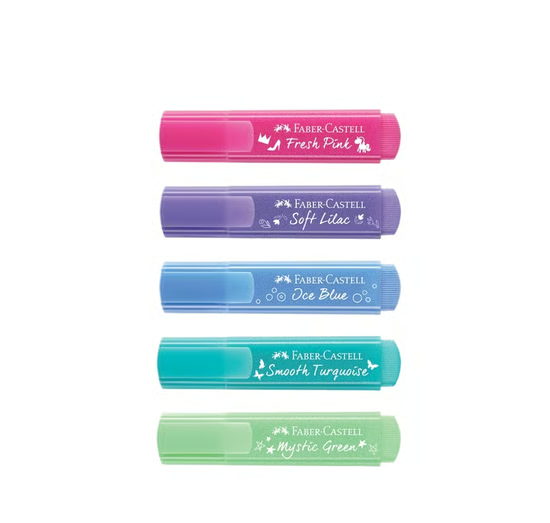 Faber-Castell Textliner Pastel Assorted Highlighter Pen