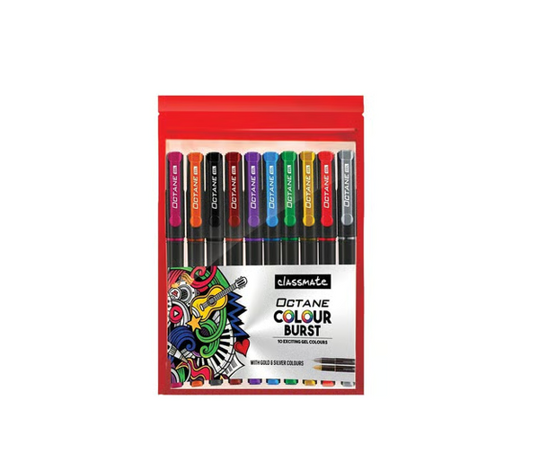 Classmate Gel Pen / 10 Piece Multicolor