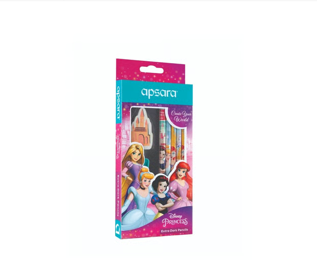 Apsara Disney Princess Extra Dark Pencils / 10 Piece