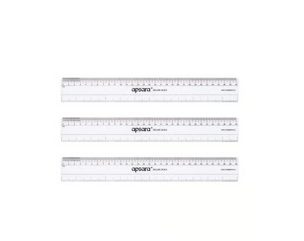 Deluxe Scale Pack of 3 (Transparent)