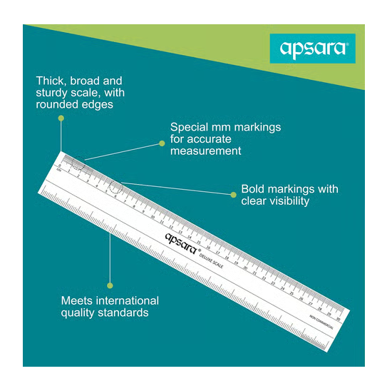 Deluxe Scale Pack of 3 (Transparent)