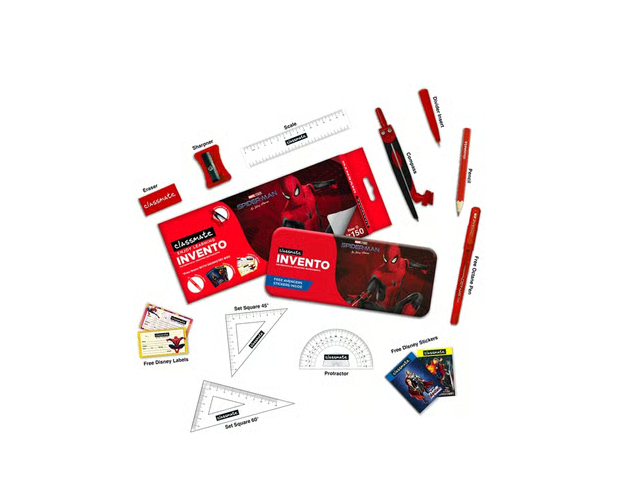 Classmate Invento Spiderman Geometry Box