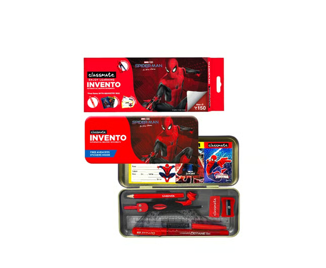 Classmate Invento Spiderman Geometry Box
