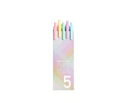 KACO Pure Macaron Gel Pen ( 5 Piece Multicolor)