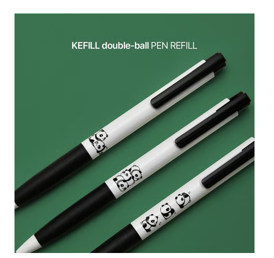 KACO K7 Panda Gel Pen (3 Piece Black)