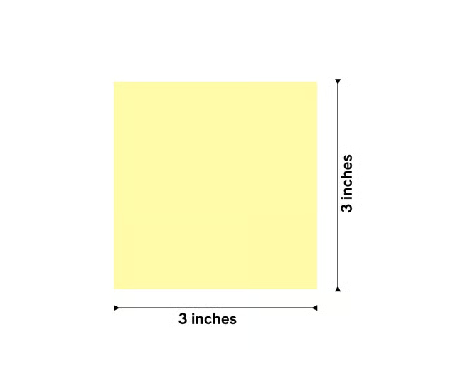 Post It 3M Sticky Notes (100 Yellow)