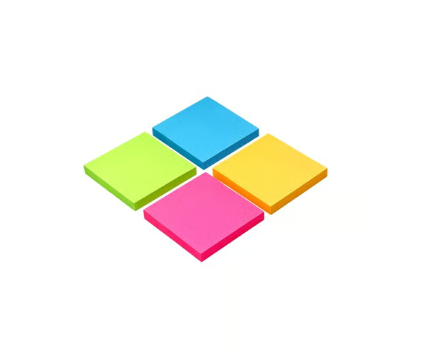 Sticky Notes (4 Piece Multicolour)