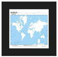 Creative Space World Physical Map (10 Piece Multicolour)