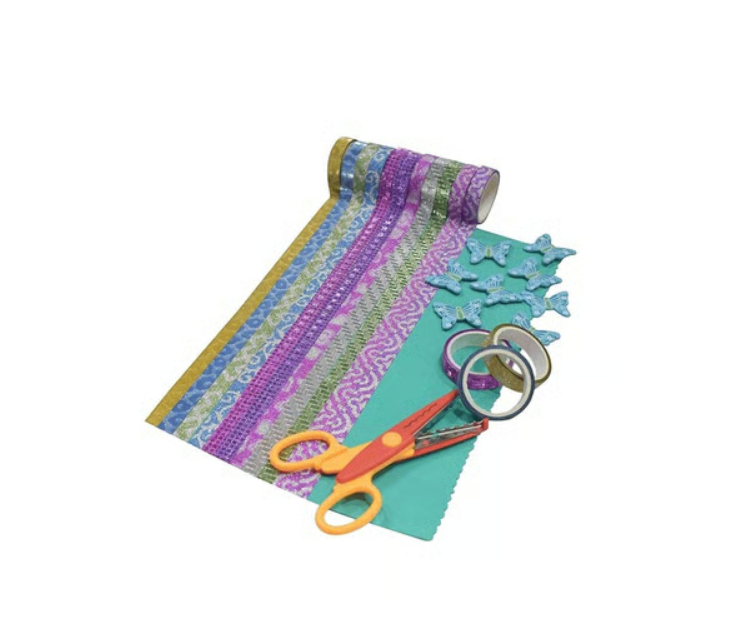 Creative Space Glitter Tape (10 Piece Multicolour)