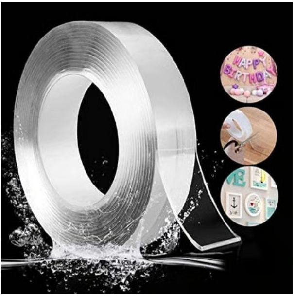 Creative Space Double Sided Nano Magic Tape (Transparent, 3 m)