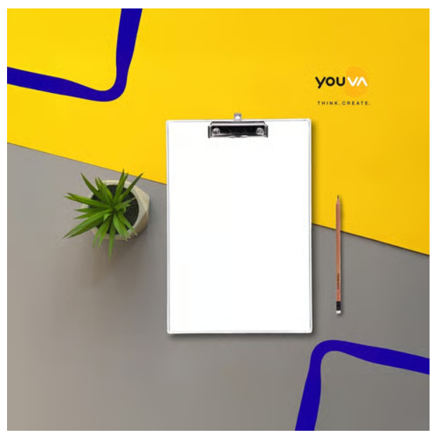 Youva Foolscap Size Tranparent Exam Pad