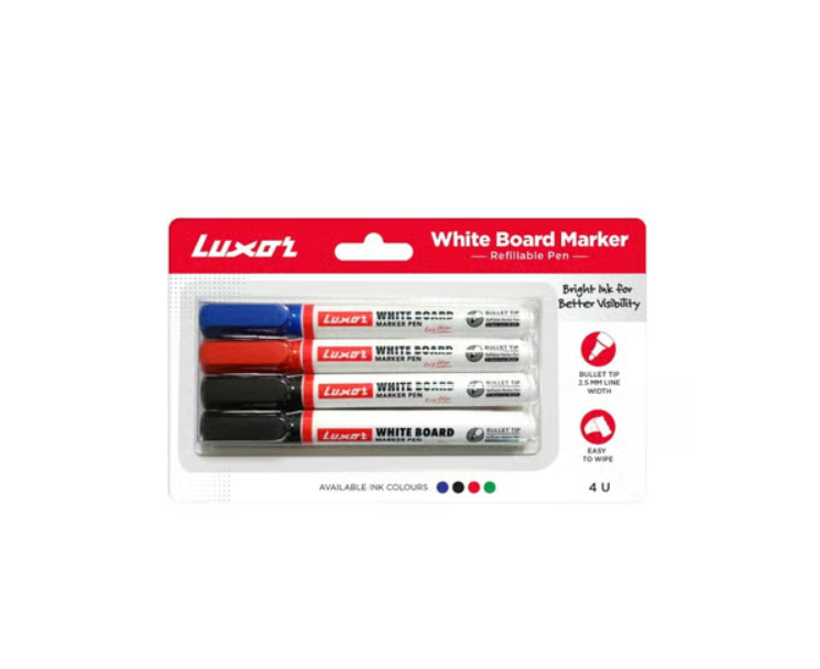 White Board Marker Set (4 Piece Multicolor)