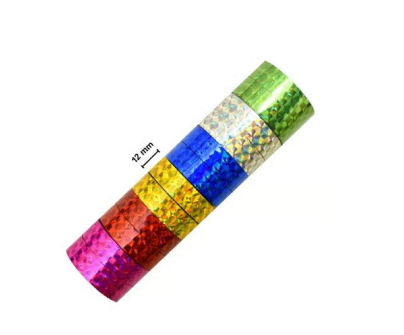 Creative Space Tape (12 Piece Multicolour, 1.5" x 1.5")