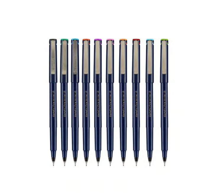 Fine Writer Roller Pen (Multicolor) 10 Piece