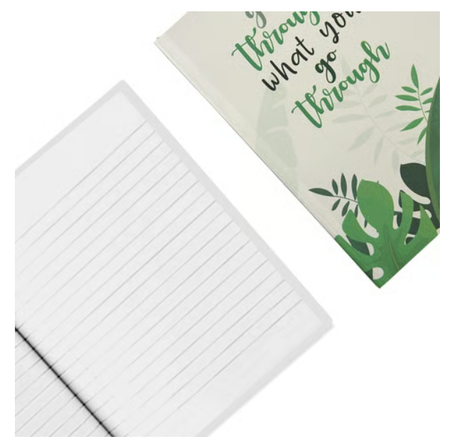 Papboo Grow Single Line Notebook (A5, 120, Green)
