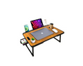 Foldable Laptop Table (Light Brown)