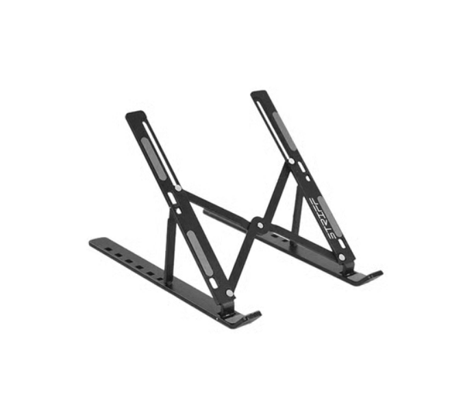 Foldable Laptop Stand Aluminium (Black)