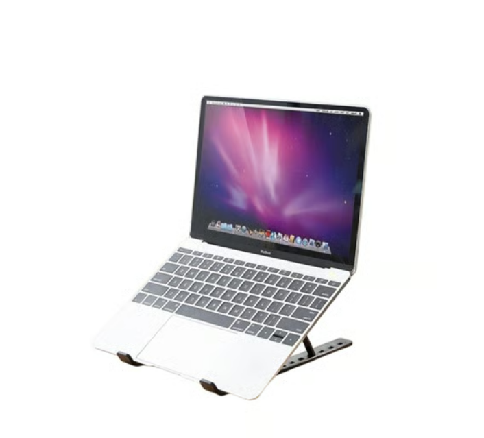 Foldable Laptop Stand Aluminium (Black)