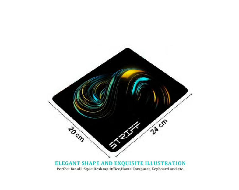 Printed Mouse Pad Universe (Black)