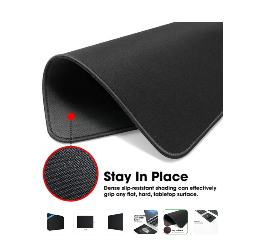 Striff Mouse Pad Pack of 2 (Black)