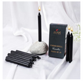 Stick Candle (Black) by Auradecor 10 Piece