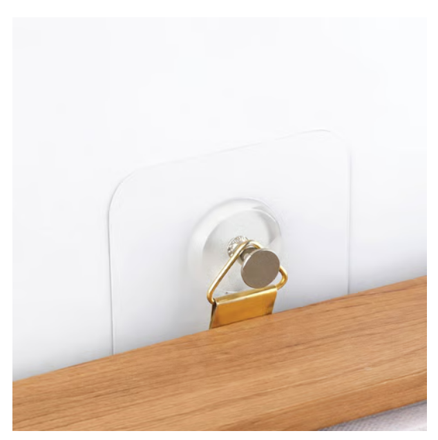 Homestrap Self-Adhesive Transparent Wall Hooks 12 piece