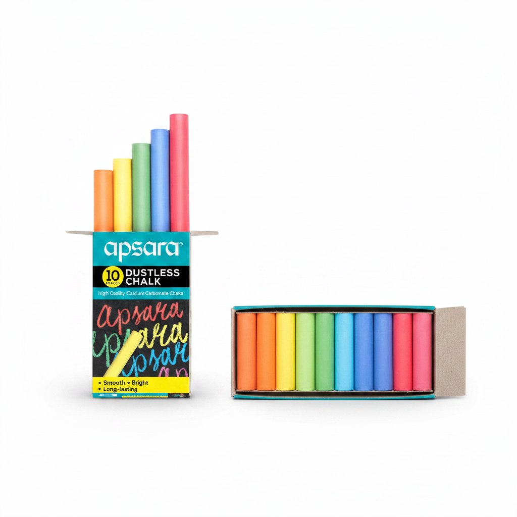 Apsara Dustless Chalk - Main- Order Now at SchoolingCare Stationary store Online