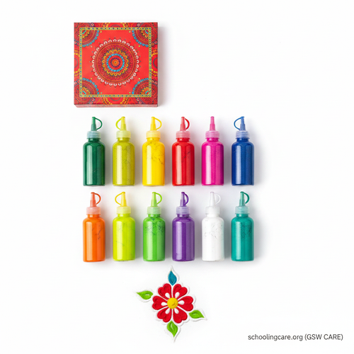Auradecor Rangoli - Flat-lay