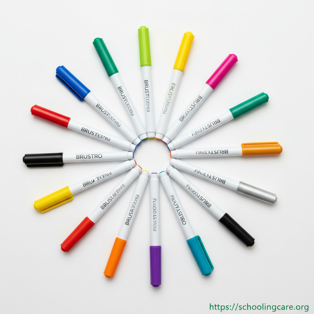 Brustro Fluid Acrylic Brush Pens - Product Shot by SchoolingCare