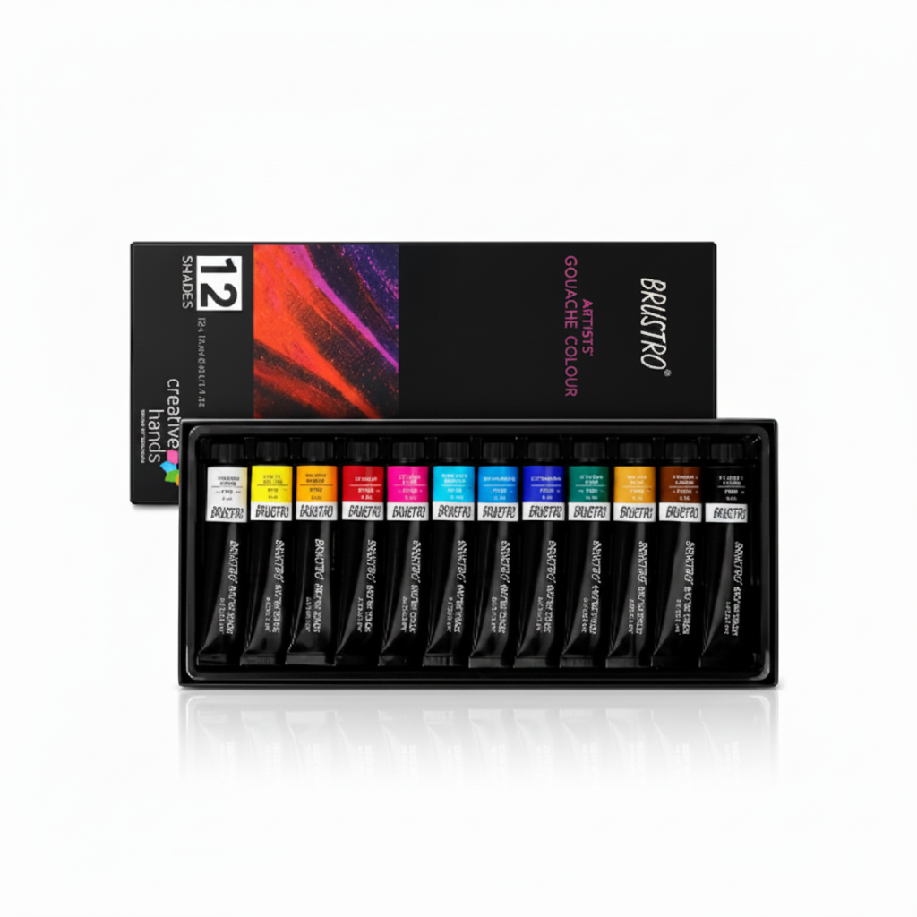 Brustro Gouache - Main- Order Now at SchoolingCare Stationary store Online