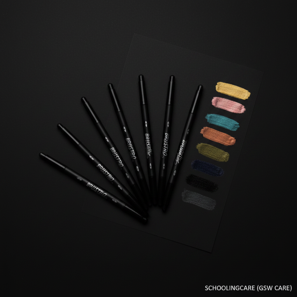 Brustro Metallic - Flat Lay