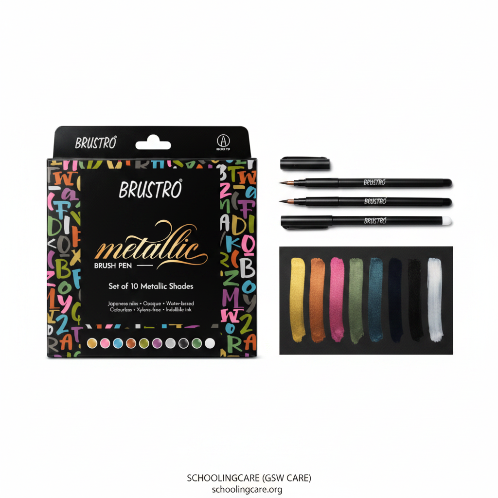 Brustro Metallic - Main - Order Now at SchoolingCare Stationary store Online