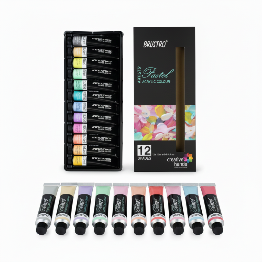 Brustro Pastel Acrylic - Main- Order Now at SchoolingCare Stationary store Online