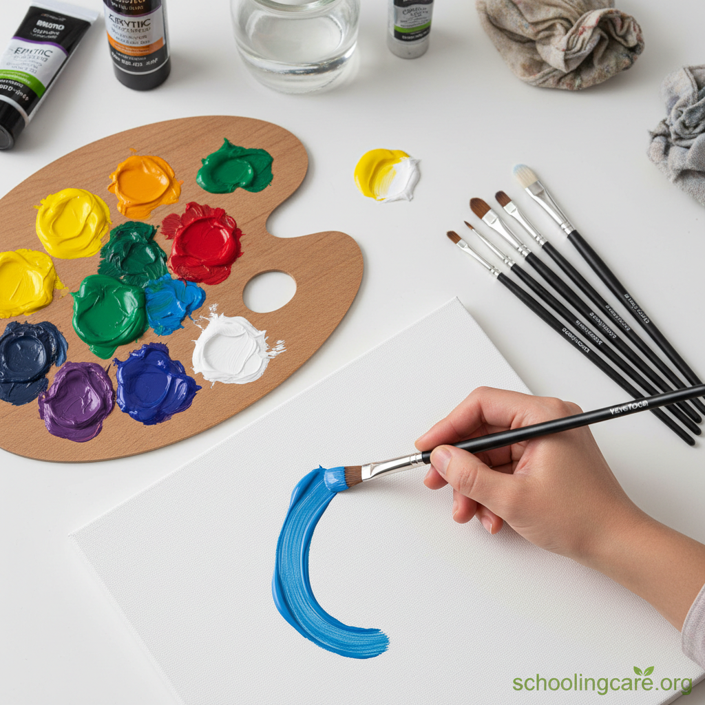 Brustro Velve Touch Brush Set - Lifestyle Shot 
by SchoolingCare Stationary store Online