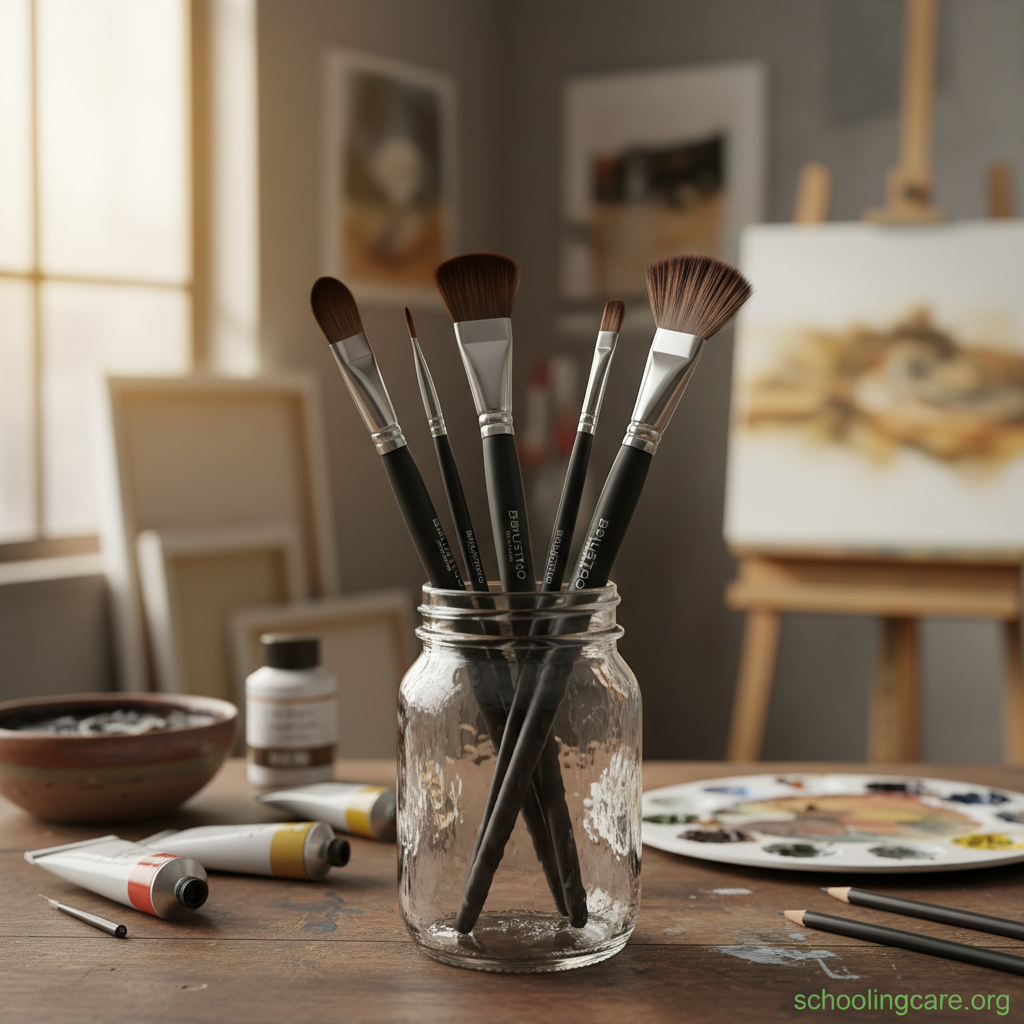 Brustro Velve Touch Brush Set - Studio Shot by SchoolingCare