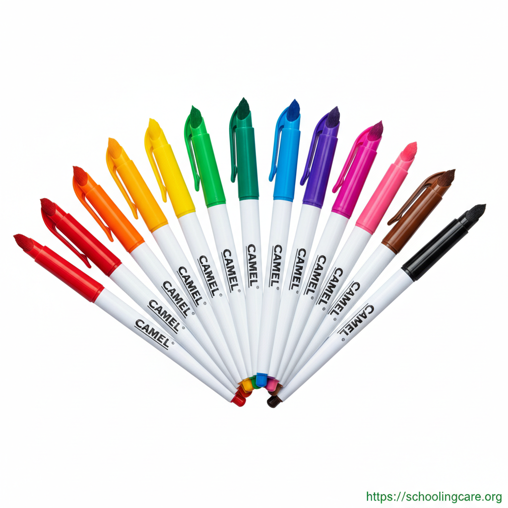 Camel Brush Pens 14 Shades - Product Shot by SchoolingCare Buy Now